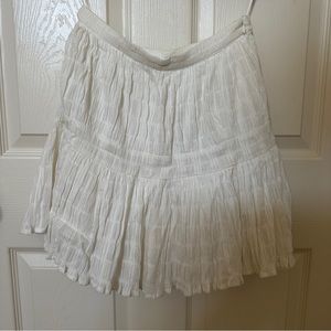 Sir. The Label White Pleated Skirt Size Small / 1